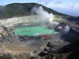 Vulkan Poas in Costa Rica 